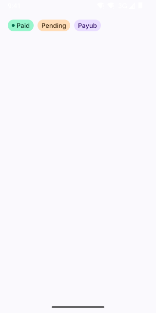 Badge on Pixel (Android emulator)