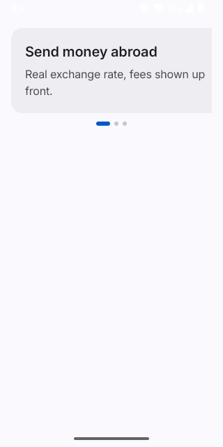 Carousel on Pixel (Android emulator)