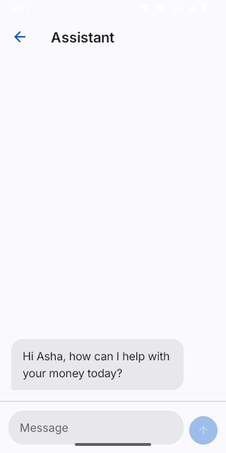 Conversation on Pixel (Android emulator)