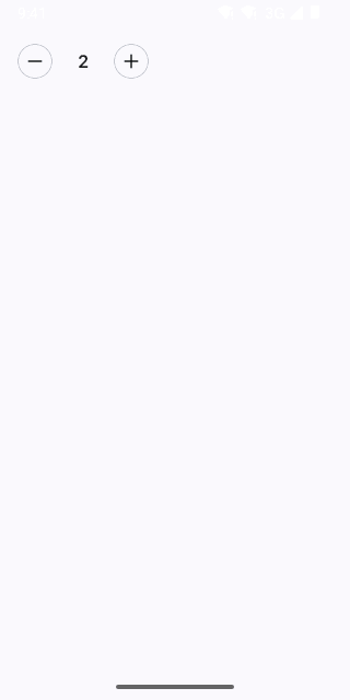 Number Input on Pixel (Android emulator)