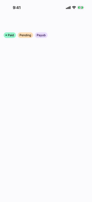 Badge on iPhone (iOS simulator)