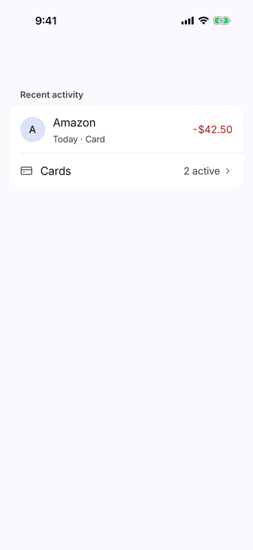 List Section on iPhone (iOS simulator)