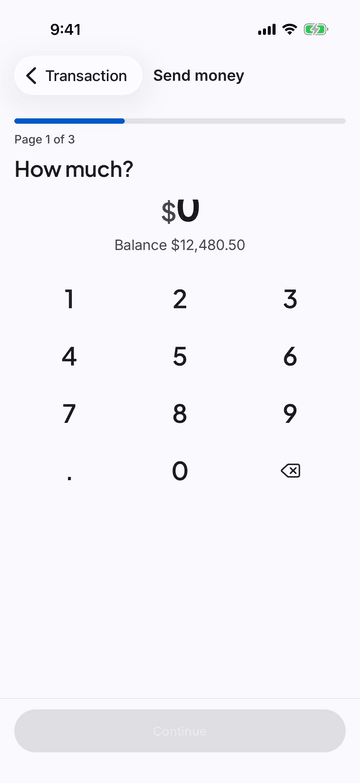 StepIndicator on iPhone (iOS simulator)