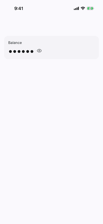 Sensitive Value on iPhone (iOS simulator)